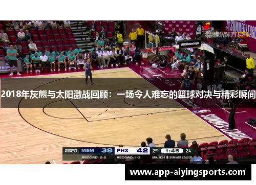 2018年灰熊与太阳激战回顾：一场令人难忘的篮球对决与精彩瞬间